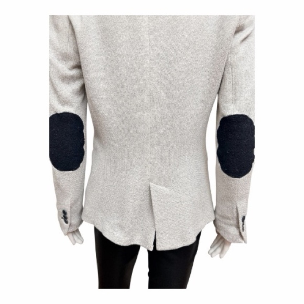 Zara Basic Women's Light Gray Blazer with Black A… - image 4